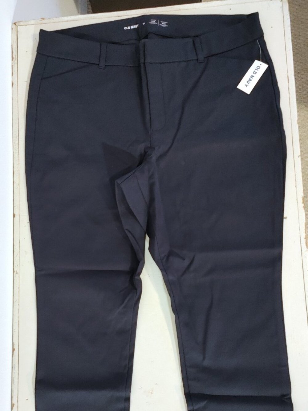size 16 navy blue Old Navy high rise pixie slacks (new with tags)